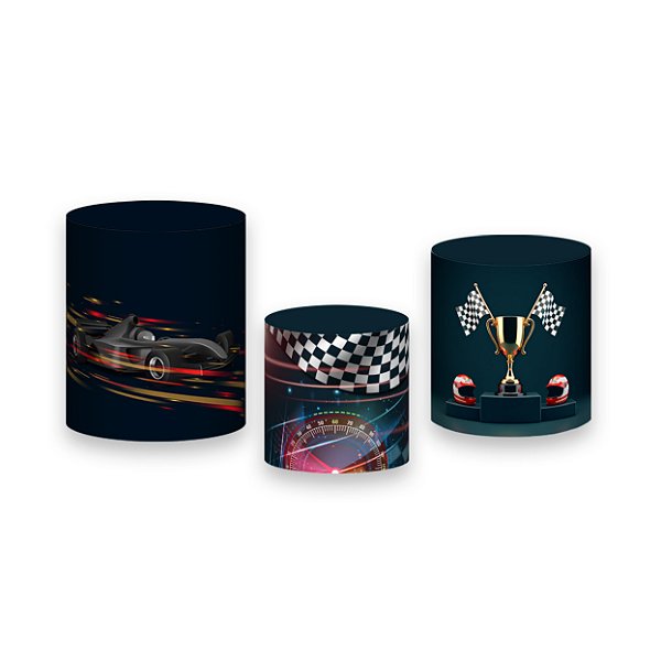 Trio De Capas De Cilindro - Carro de Corrida Troféu da Vitória 027