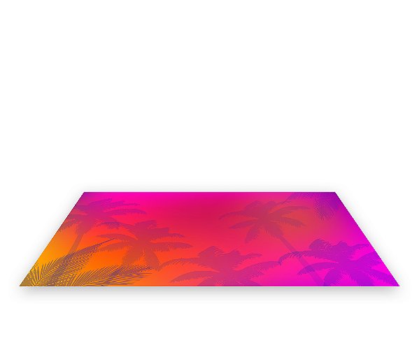 Painel De Festa Tapete Em Lona 2,50x1,35 - Tardezinha Pôr do Sol 003