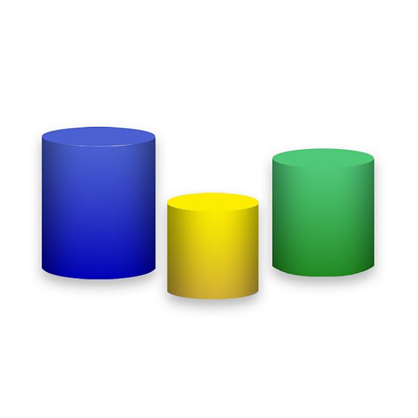 Trio De Capas De Cilindro - Futebol Cores da Bandeira 022