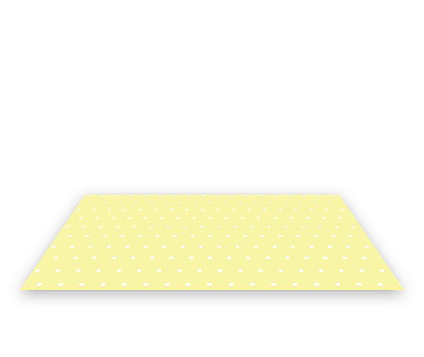 Painel De Festa Tapete Em Lona 2,50x1,35 - Amarelo com Poás Pequenas 105
