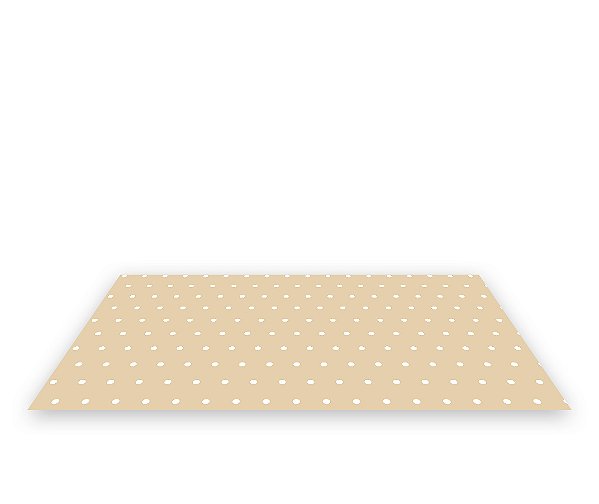 Painel De Festa Tapete Em Lona 2,50x1,35 - Bege com Poás Pequenos 111