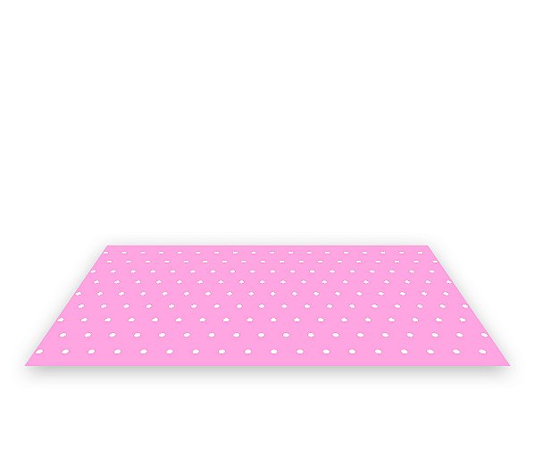 Painel De Festa Tapete Em Lona 2,50x1,35 - Pink com Poás 122