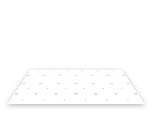 Painel De Festa Tapete Em Lona 2,50x1,35 - Branco com Poás Lilás 126