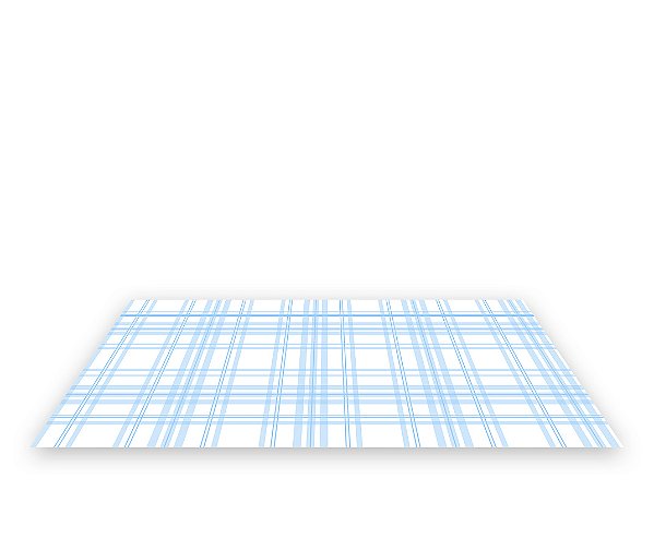 Painel De Festa Tapete Em Lona 2,50x1,35 - Xadrez Azul e Branco 156