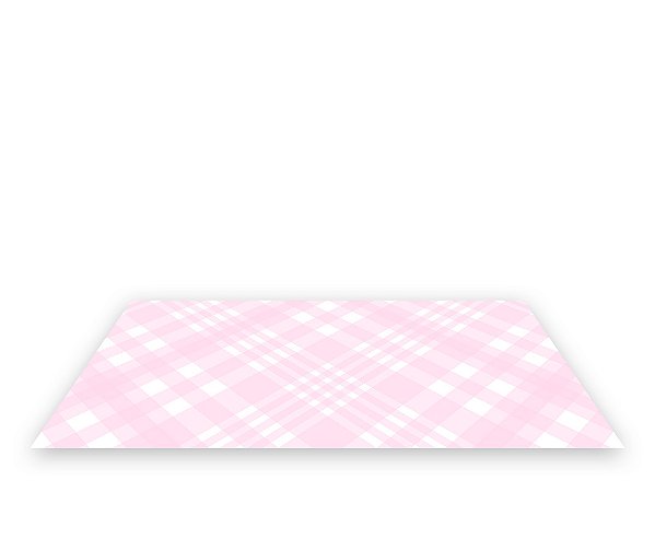 Painel De Festa Tapete Em Lona 2,50x1,35 - Xadrez Diagonal Rosa 161