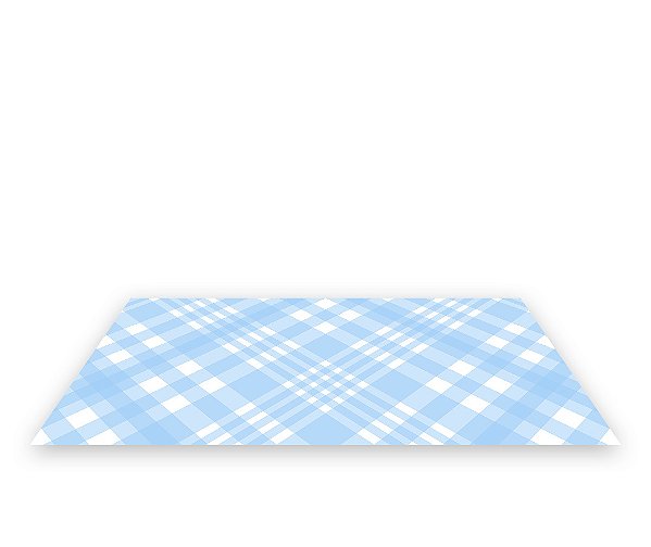 Painel De Festa Tapete Em Lona 2,50x1,35 - Xadrez Diagonal Azul 164