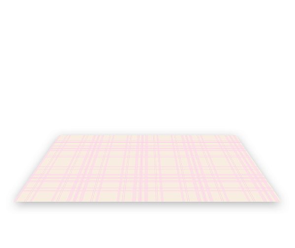 Painel De Festa Tapete Em Lona 2,50x1,35 - Xadrez Rosa com Bege 169