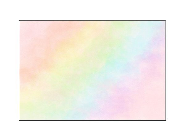 Fundo Fotográfico 2,20 x 1,50 - Efeito Aquarela Arco-Íris Tons Pastéis 103