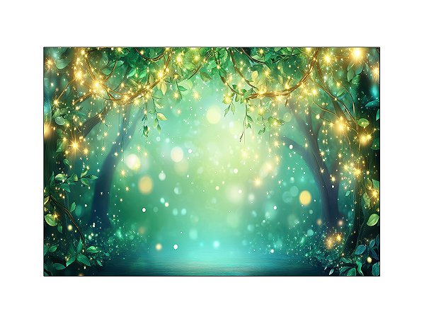 Fundo Fotográfico 2,20 x 1,50 - Floresta com Efeito de Luzes 191