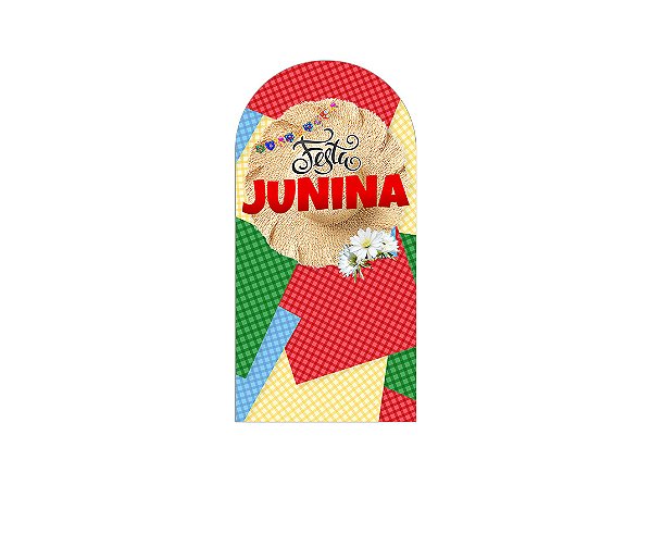 Painel De Festa Romano 1,00x2,00 - Festa Junina Flor de Mandacaru 078
