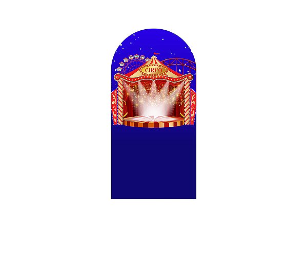 Painel Romano Veste Fácil 1,00x2,00 - Circo Palco Iluminado 060