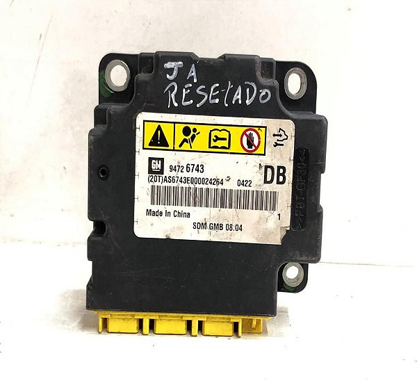 Módulo Airbag Gm S10 2012 Até 2016 94726743 Resetado C129