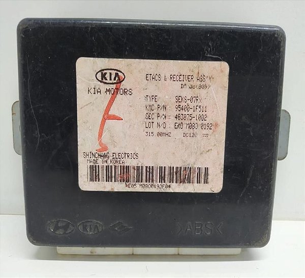 Módulo Conforto Kia Sportage 95400-1F511 Original #39