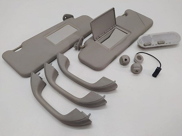 Kit Quebra Sol Pqp Luz Teto Microfone Sandero Stepway 14 #82