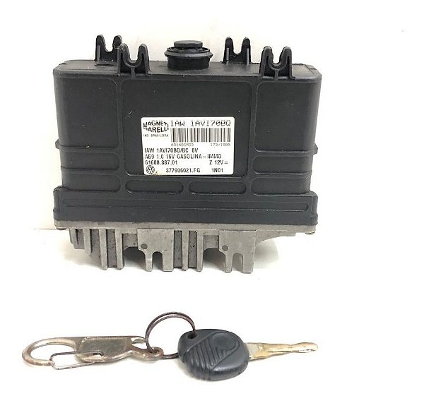 Módulo Injeção Com Chave Vw Gol 1.0 16V Iaw1Avi70Bq #154