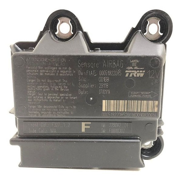 Módulo Airbag Fiat Palio Siena 00051922085 Resetado C155