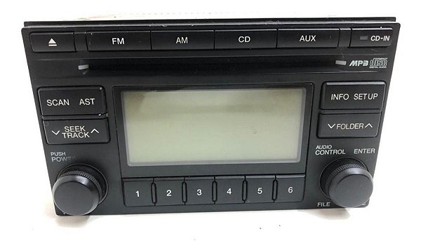 Rádio Cd Player Hyundai I30 61240655 Original #Z2
