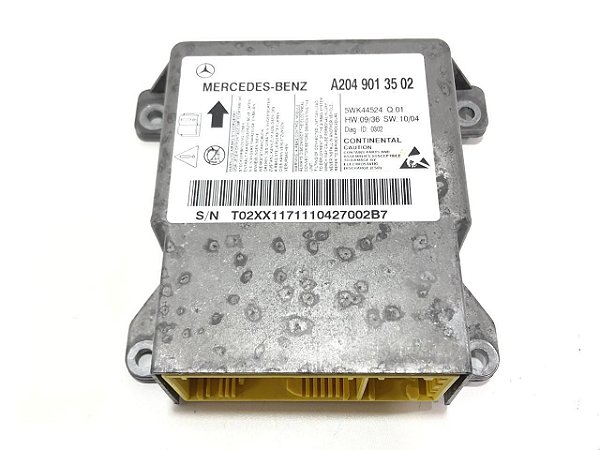 Modulo Airbag Mercedes Benz C180 2012 Á 2014 Resetado C80