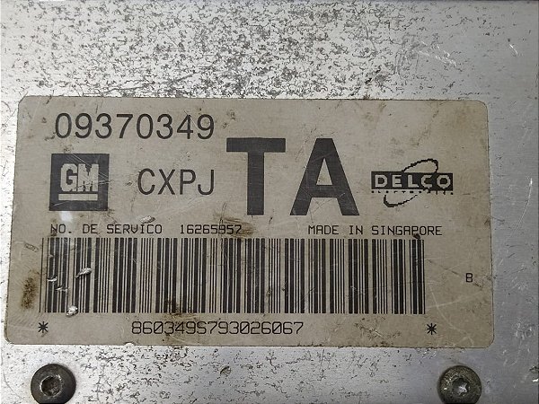Modulo Injeção Corsa 1.0 8V 09370349 Cxpj Ta 16265957 #52