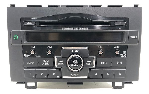 Rádio Honda Crv 2007 Á 2010 Original Com Code Incluso Pz2