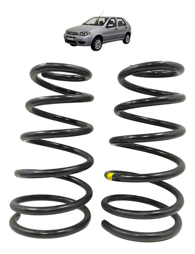 Par Molas Traseira Fiat Palio 2007 2008 2009 2010 2011 2012