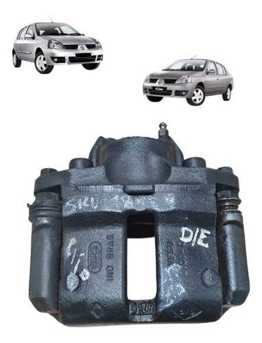 Pinça Freio Renault Clio 1.6 2003 2004 2005 2006 Esquerda