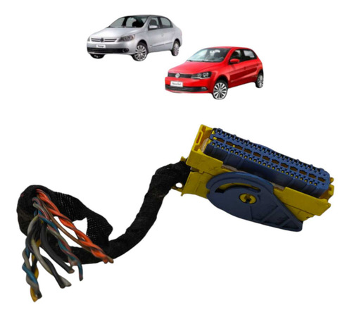 Chicote Conector Plug Modulo Airbag Gol Voyage G6 2013 A 16