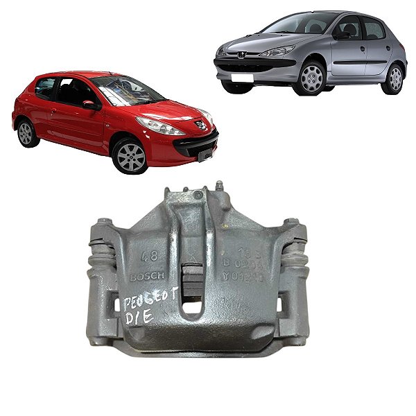 Pinça Freio Dianteira Esquerda Peugeot 206 207 2001 A 2014