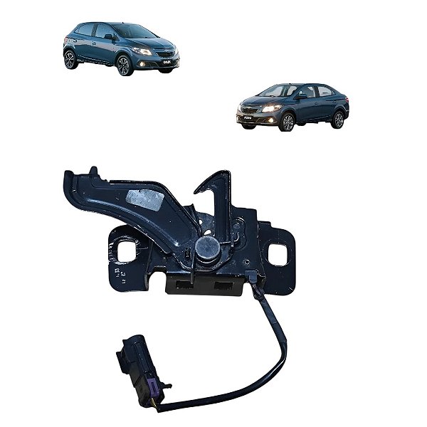 Fechadura Capô Dianteiro Com Sensor Onix Prisma 2013 A 2019