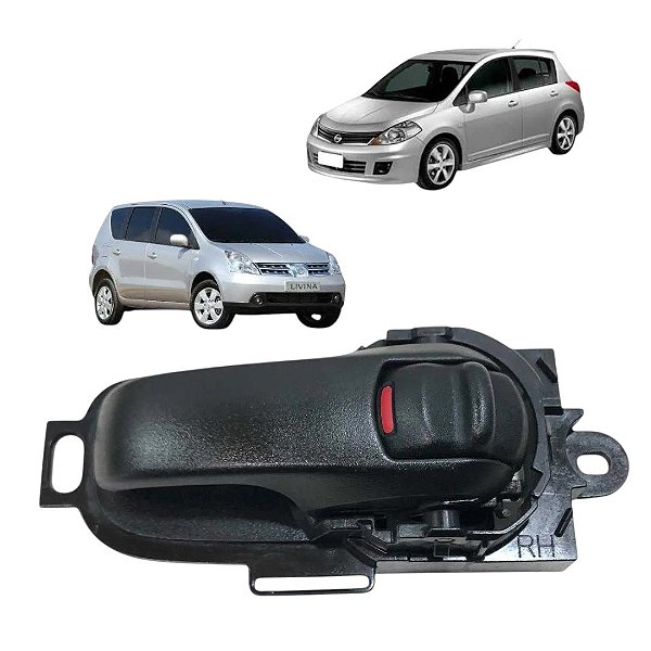 Maçaneta Interna Lado Direito Livina Tiida 2008 2009 A 2013