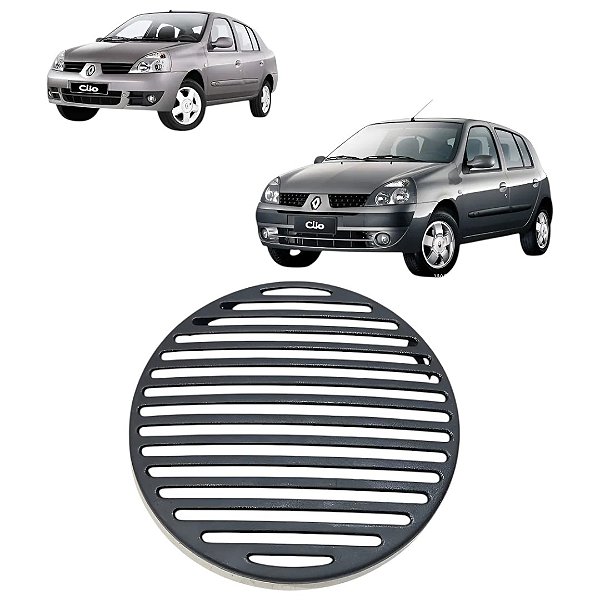 Tampa Auto Falante Cinza Escuro Porta Renault Clio 2001 A 12