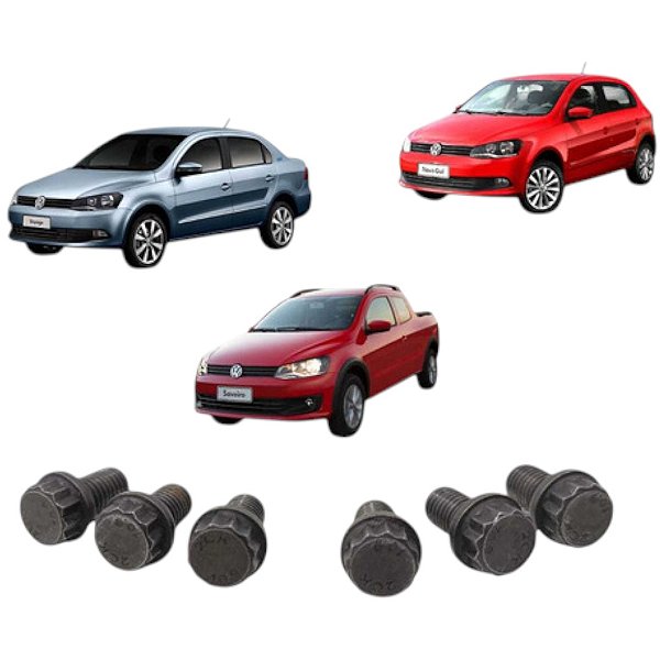 Kit Parafusos Plato Embreagem Gol Saveiro Voyage 2013 A 2016