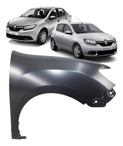 Paralama Direito Sandero Logan 2014 2015 2016 2017 2018 2019