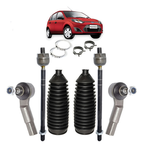 Barra Axial Terminal Coifa Fiesta 2003/2014 Caixa Hidraulica