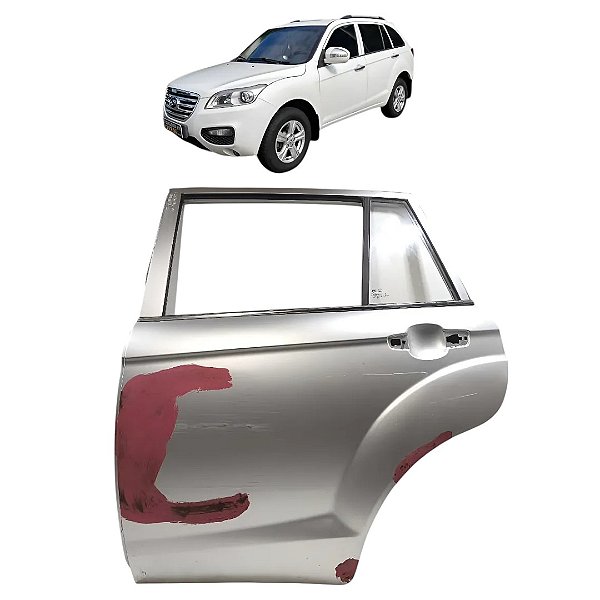 Porta Traseira Esquerda Lifan X60 2013 2014 2015 2016 A 2019