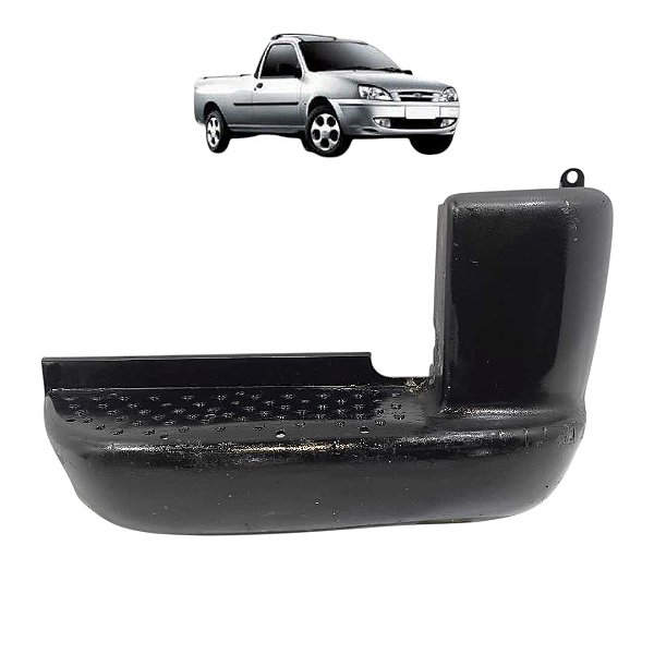 Moldura Direita Parachoque Traseiro Ford Courier 2000 A 2012