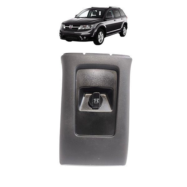 Acabamento Traseiro Console central Entradas 12v freemont