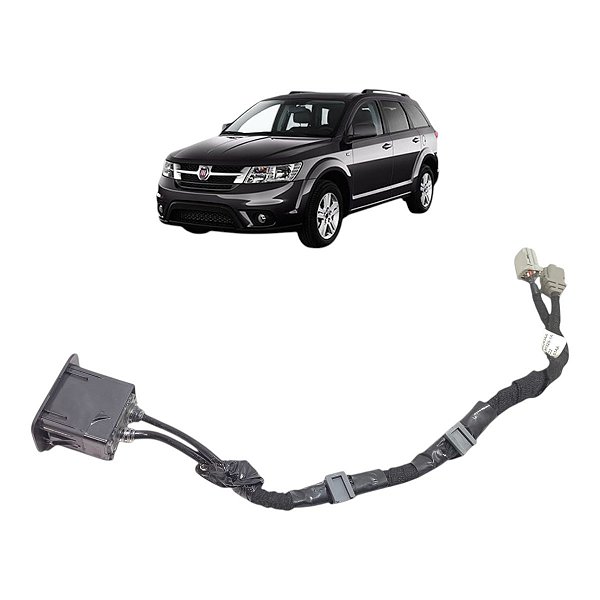 Entrada Usb Auxiliar Console Central fiat freemont 2012 a 16