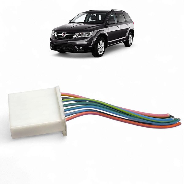 chicote conector plug retrovisor interno freemont 2012 a 16