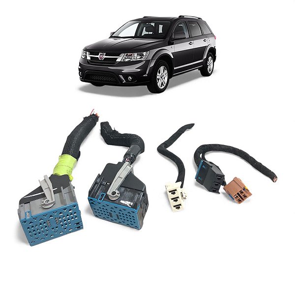 chicote conector plug caixa fusivel interna fiat freemont