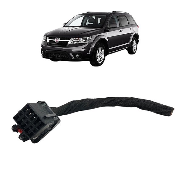 chicote conector plug Botão Regulagem luz Farol Freemont