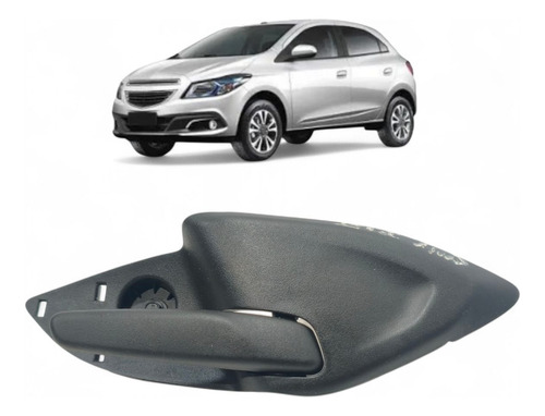 Gatilho Maçaneta Interna Direita Gm Onix Prisma 2013 A 2019 Preto Dianteira/traseira