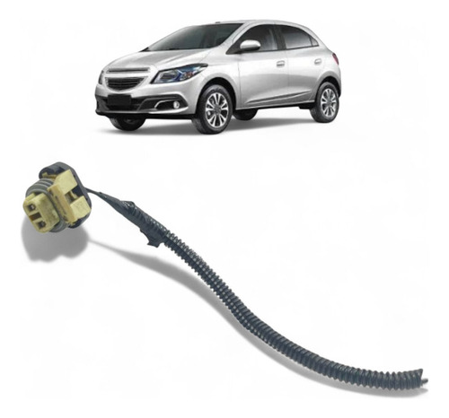 Conector Plug Compressor Ar Condicionado Prisma Onix 1.0 Preto