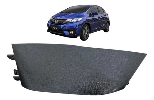 Acabamento Do Painel Lado Esquerdo Honda Fit 2015 Até 2021 Preto