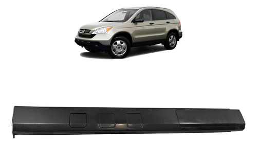 Acabamento Friso Teto Traseiro Direito Honda Crv 2007 A 2012 Preto