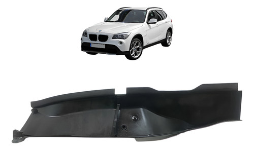 Acabamento Grade Churrasqueira Lado Direito Bmw X1 2011 Orig Preto
