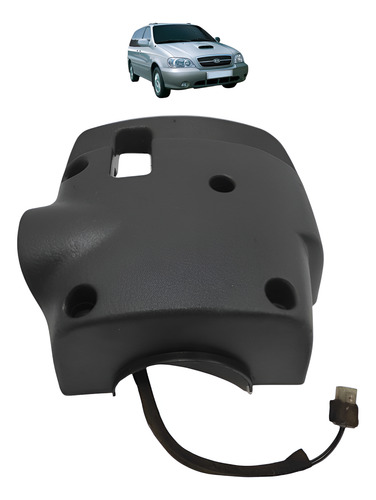 Acabamento Inferior Coluna Direção Kia Carnival 2004 Cinza