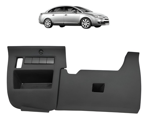 Acabamento Inferior Painel C4 Pallas 2010 9653801677 Cinza