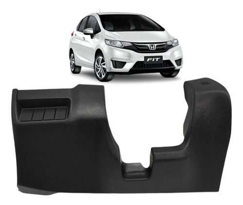 Acabamento Inferior Painel Honda New Fit 2015 2016 2017 Preto