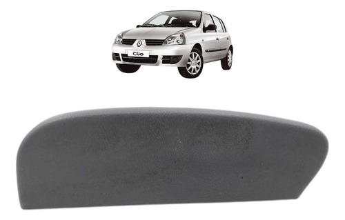 Acabamento Lateral Banco Dianteiro Esquerdo Clio 9252366 Cinza